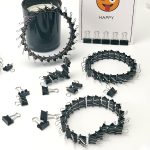120 Pack Mini Binder Clips, Black Binder Clips, Small Paper Clips 15mm 5/8 Inch. Micro Size Office Clips for Home School Office and Business. - Image 5